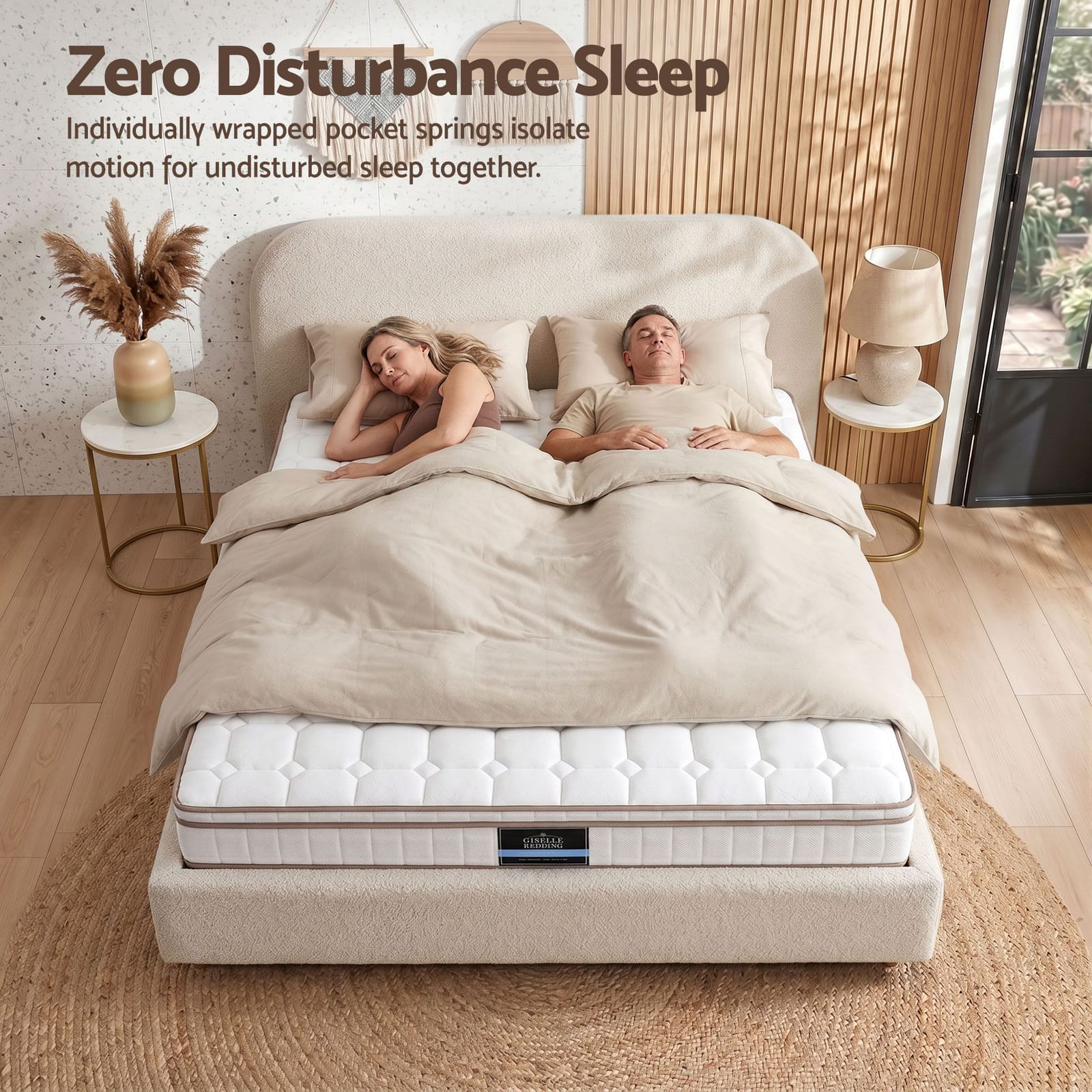 Double Mattress Firm Pocket Spring 20cm | Simpledeals