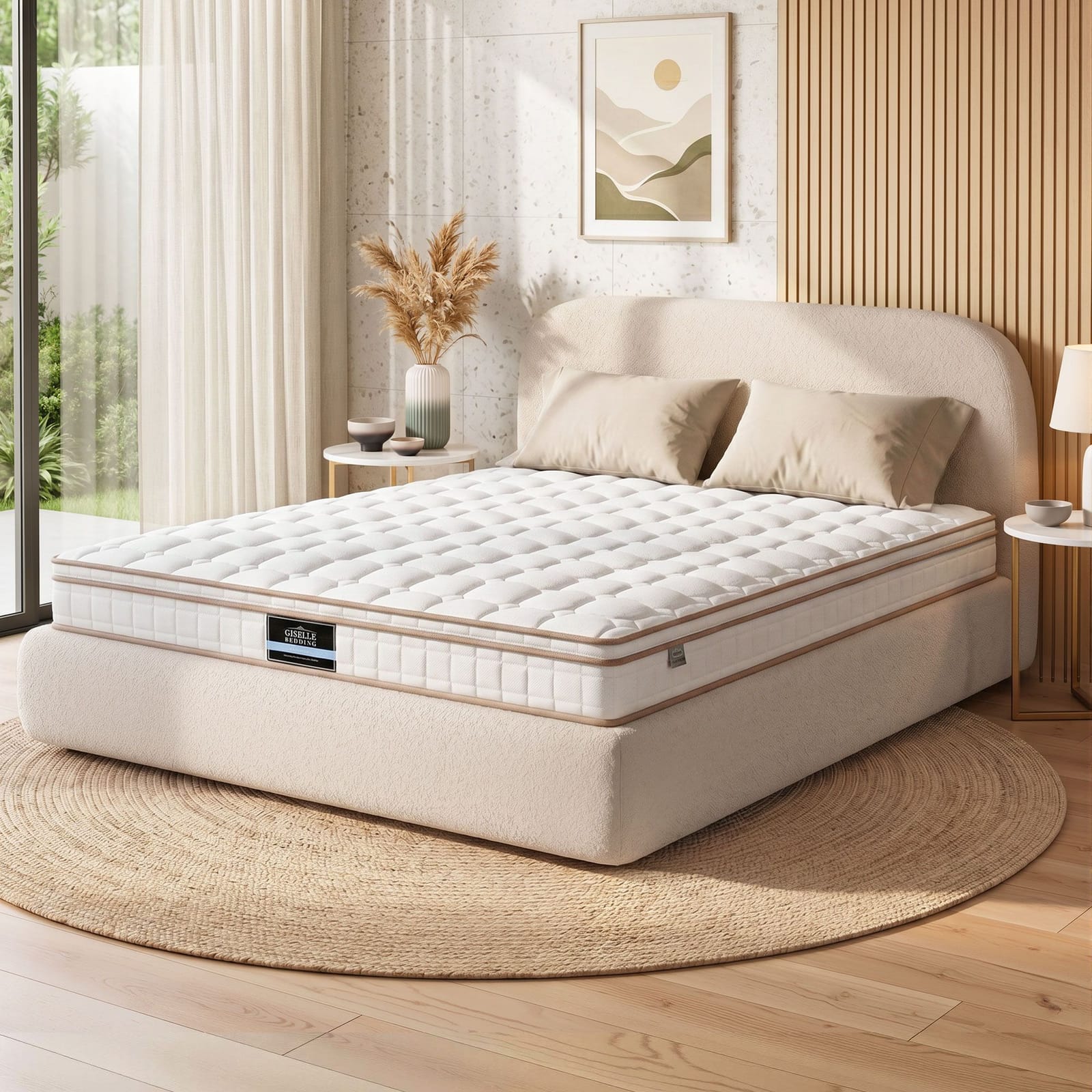 Queen Pocket Spring Mattress 20cm Firm | Simpledeals