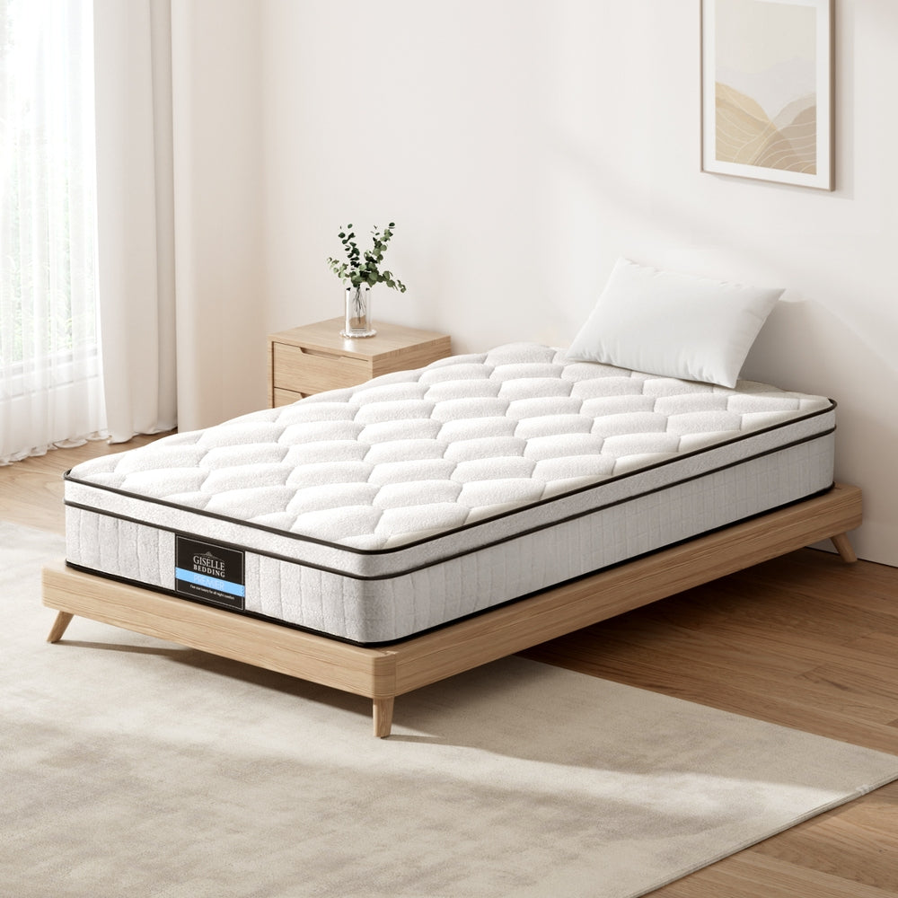 22cm Giselle Bedding Mattress – King Single Size for Comfortable Sleep