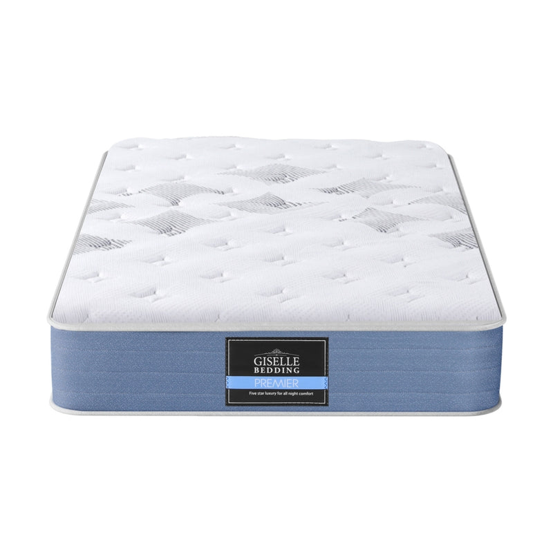25cm Giselle Mattress King Single Bed Pocket Spring Mattresses -Modern