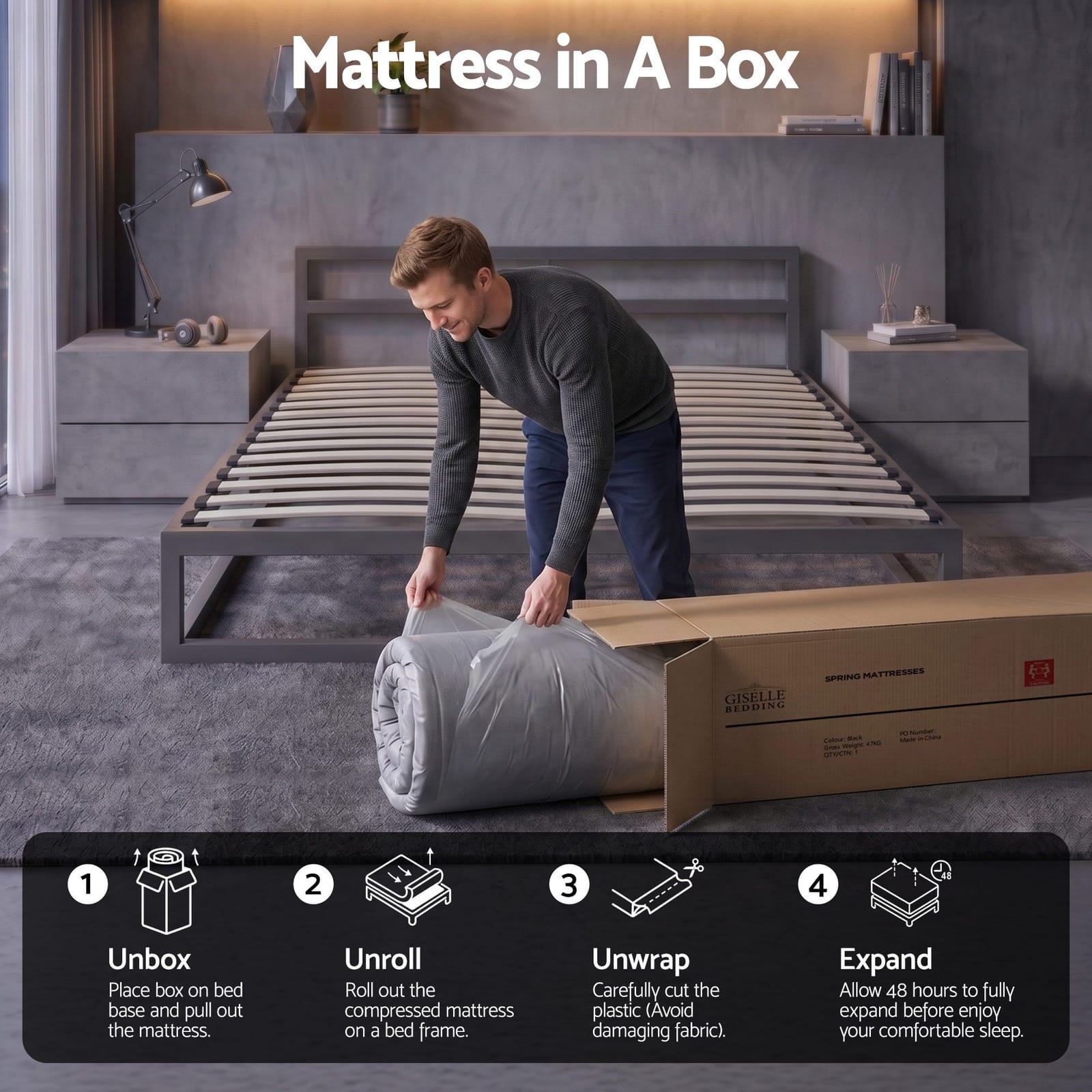 King Mattress 30cm 5-Zone Pocket Spring | Simpledeals
