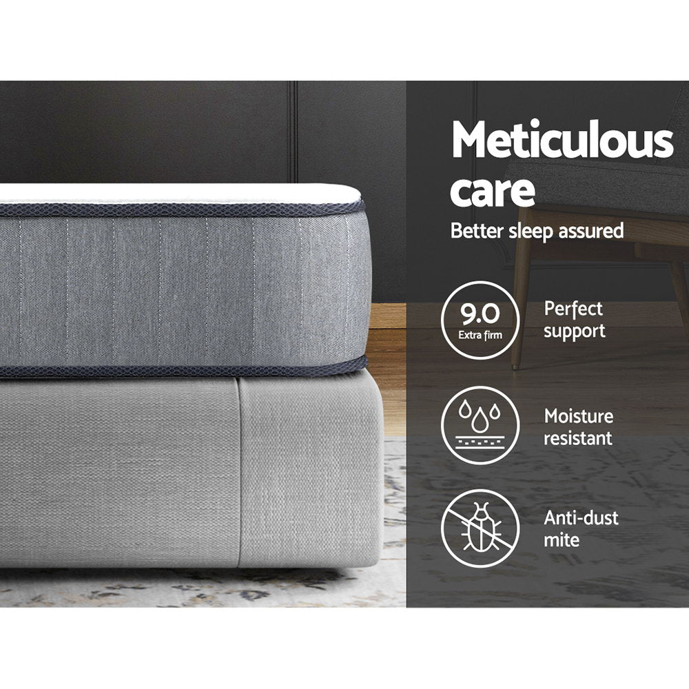 King Mattress Extra Firm Pocket Spring Foam Super Firm 23Cm