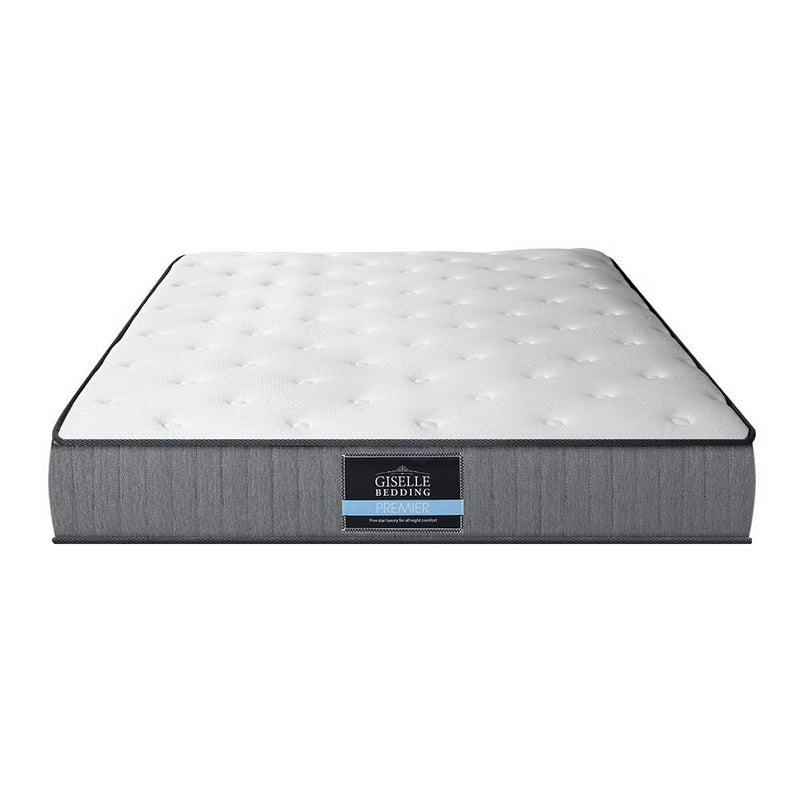 Queen Mattress Extra Firm Pocket Spring Foam Super Firm 23Cm