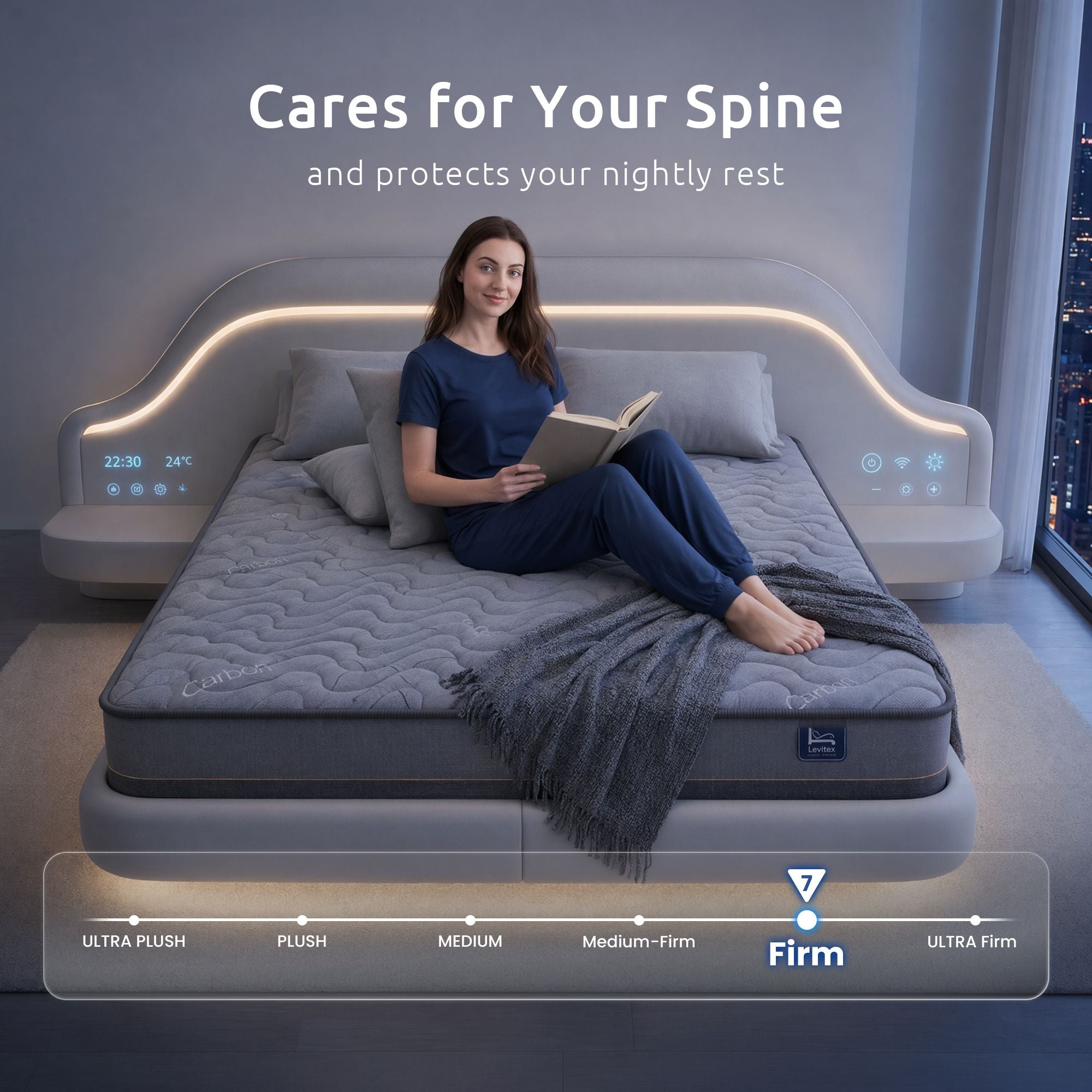 Double Hybrid Pocket Spring Mattress 25cm | Simpledeals