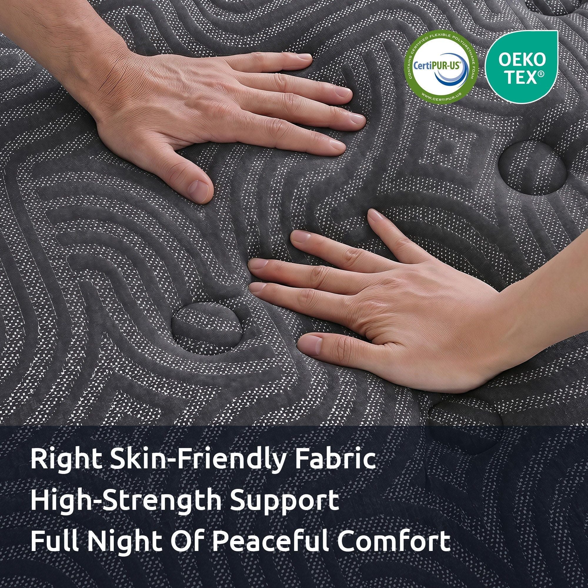 Double Mattress 34cm Pocket Spring Gel Memory Foam | Simpled