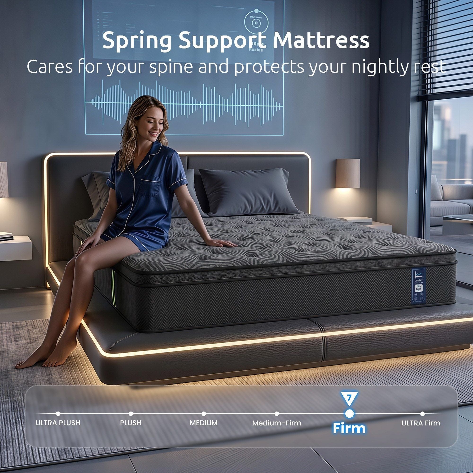 King Mattress 34cm Hybrid Pocket Spring | Simpledeals