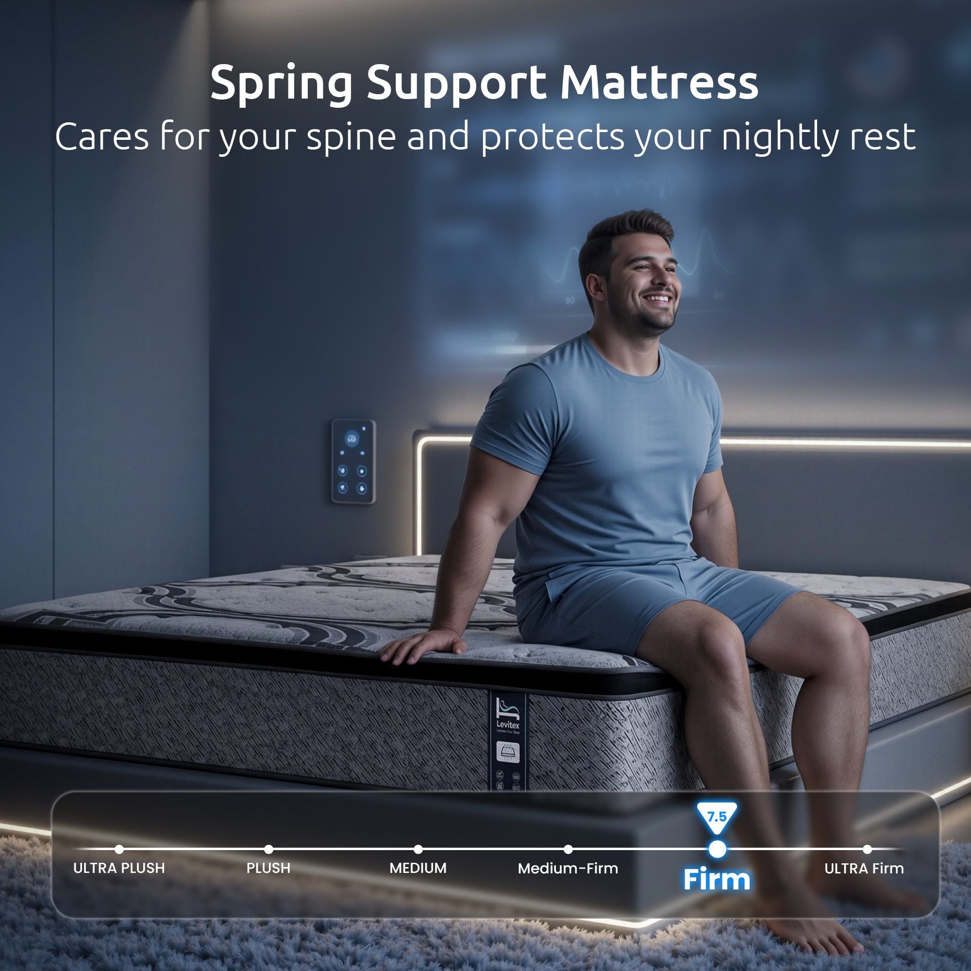 Double Mattress Pocket Spring Latex Memory Foam | Simpledeal
