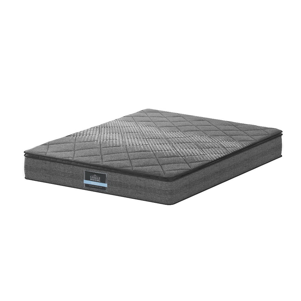Double Mattress Pillow Top 18cm Medium Firm Spring Foam Hypoallergenic