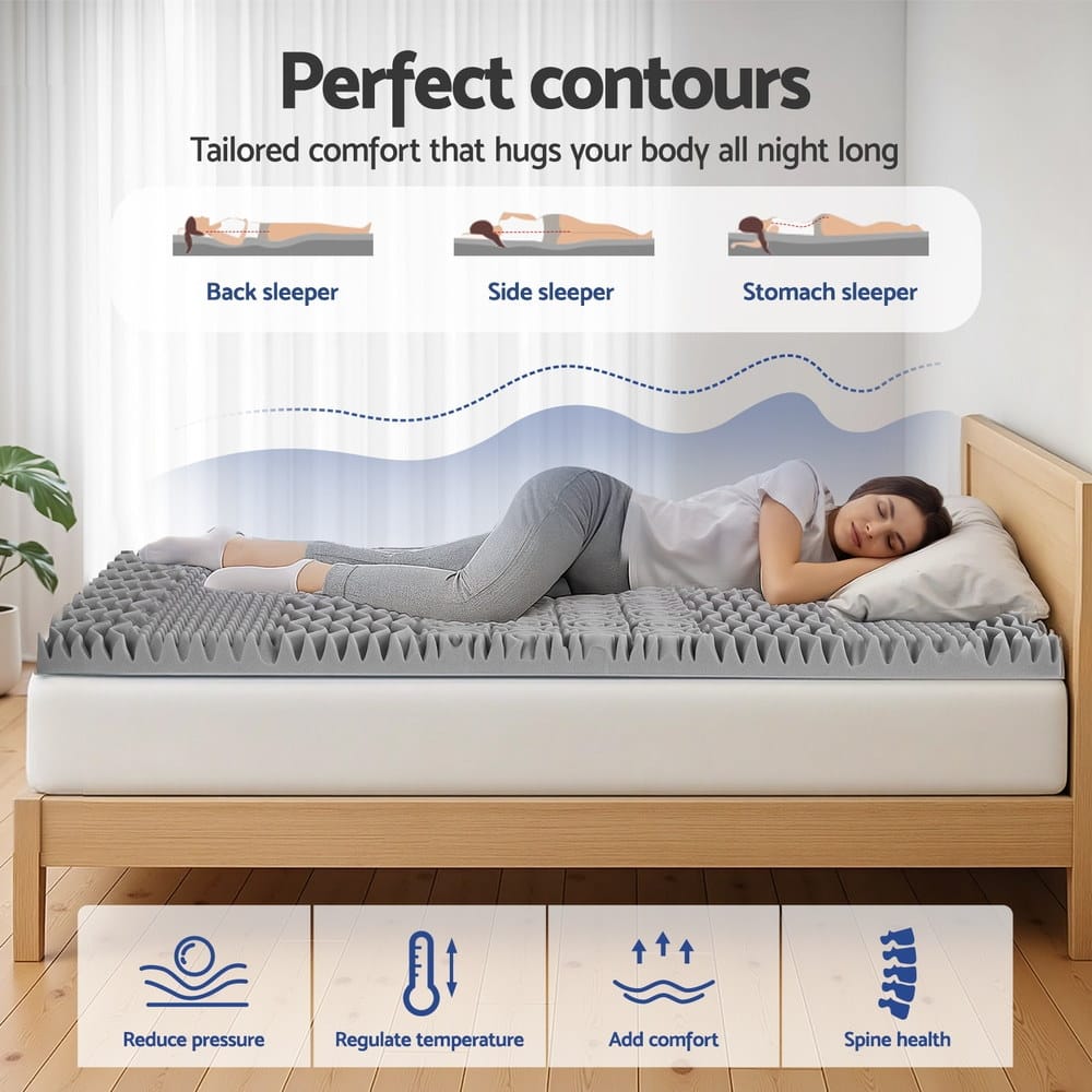 Memory Foam Mattress Topper 8cm Thick 190x90cm