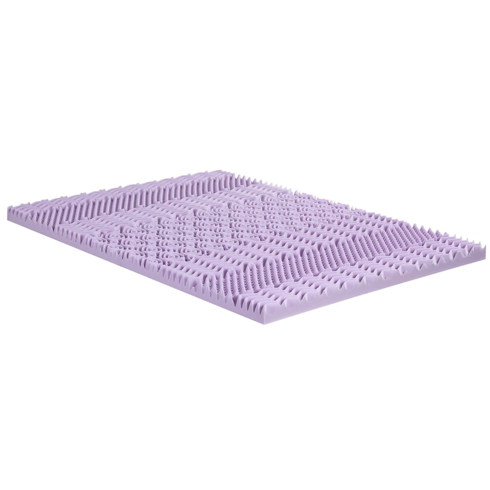 Memory Foam Mattress Topper Lavender 203x153cm