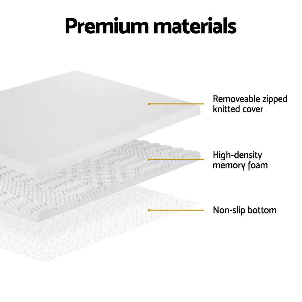 Elegant Memory Foam Mattress Topper - Double | Double