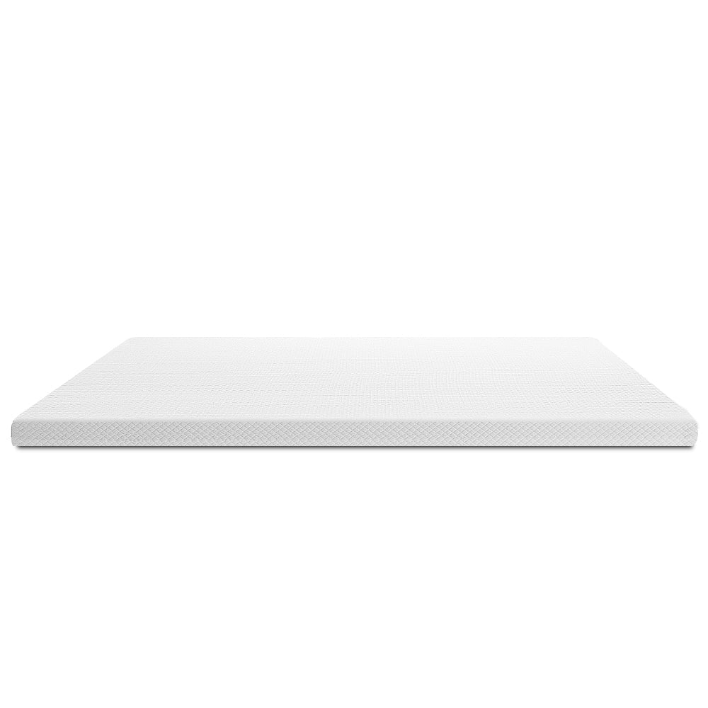 Double 8cm Memory Foam Mattress Topper High-Density Viscos Elastic, Breathable Support