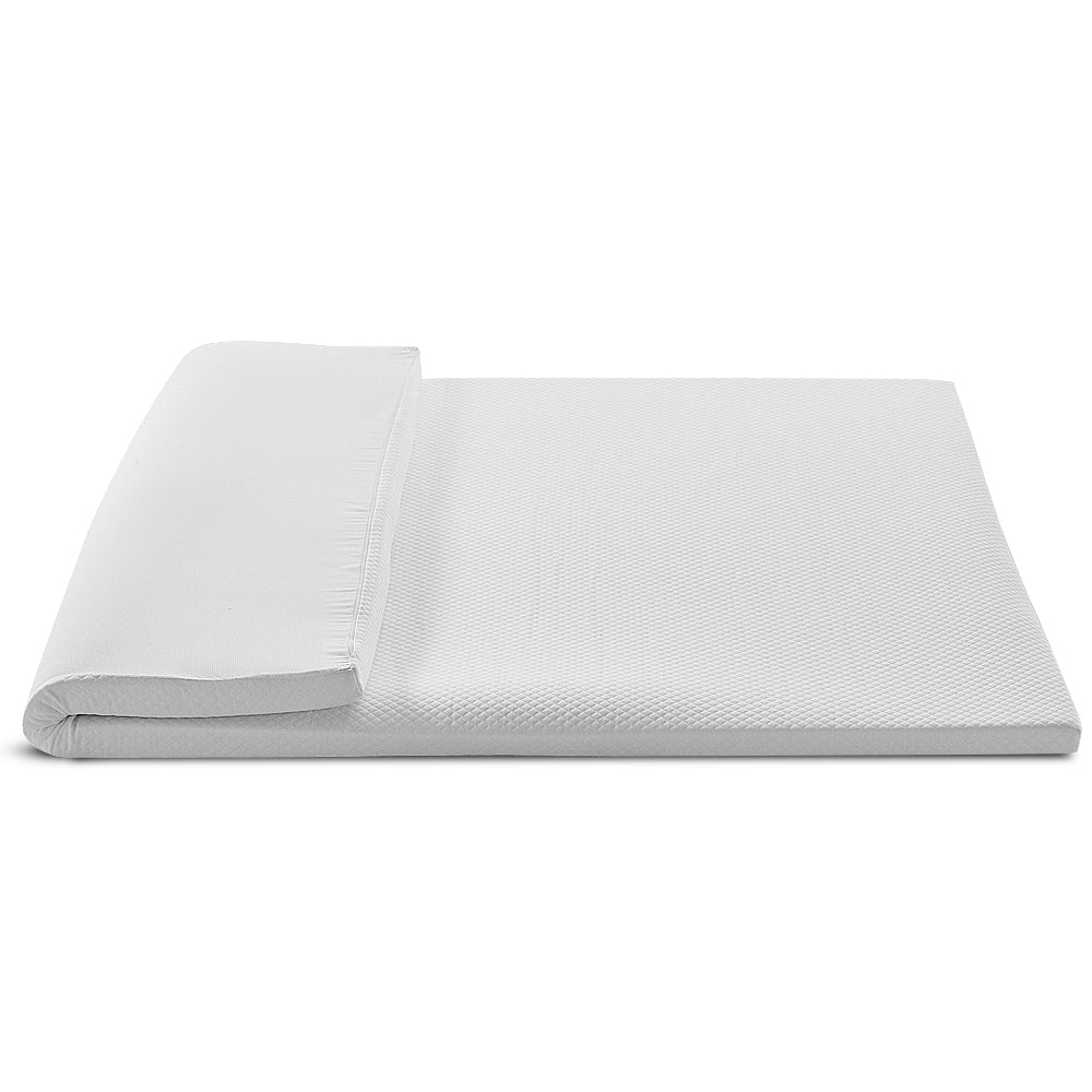 Single 8cm Memory Foam Mattress Topper High-Density Visco Elastic, Breathable Support