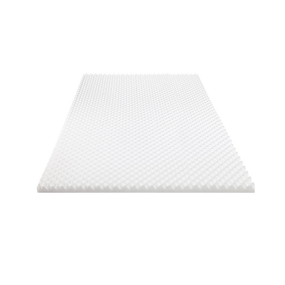 Giselle Bedding Double 5cm Egg Crate Foam Mattress Pad