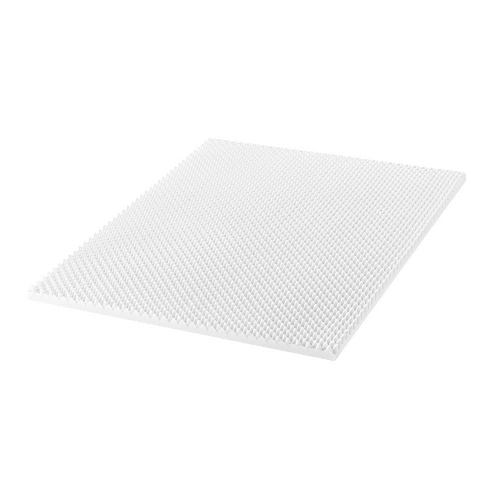 Giselle Bedding Double 5cm Egg Crate Foam Mattress Pad