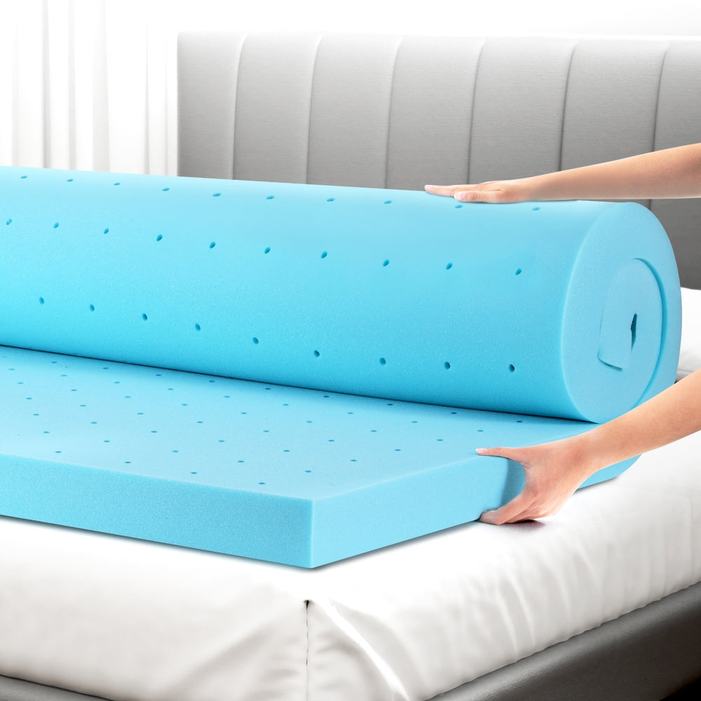 Memory Foam Mattress Topper Ventilated Cool Gel