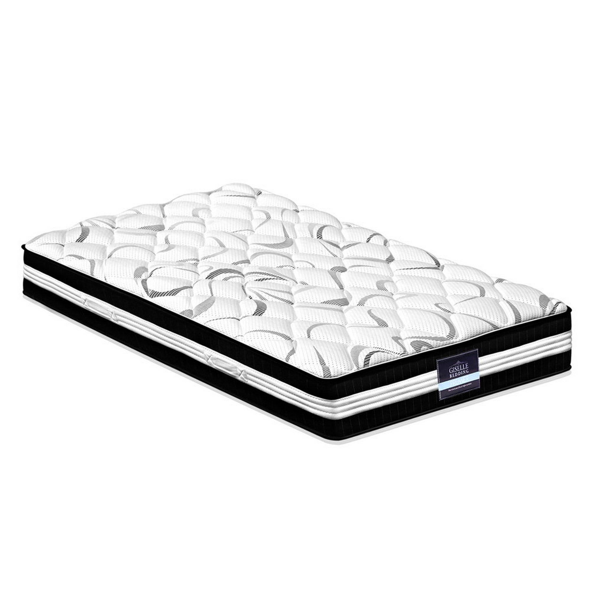 Single 30cm Medium Firm 7.0 Pocket Spring Mattress High-Density Foam 450 Coils