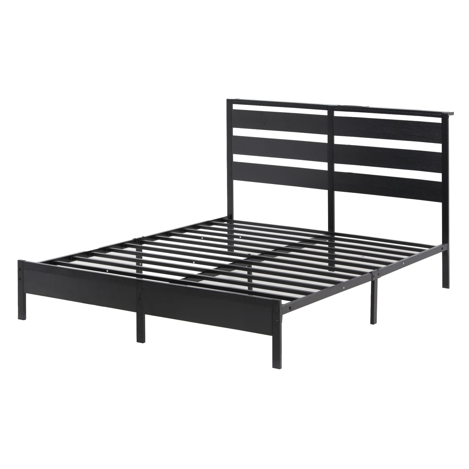 Queen Bed Frame With Led Lights 203x153cm
