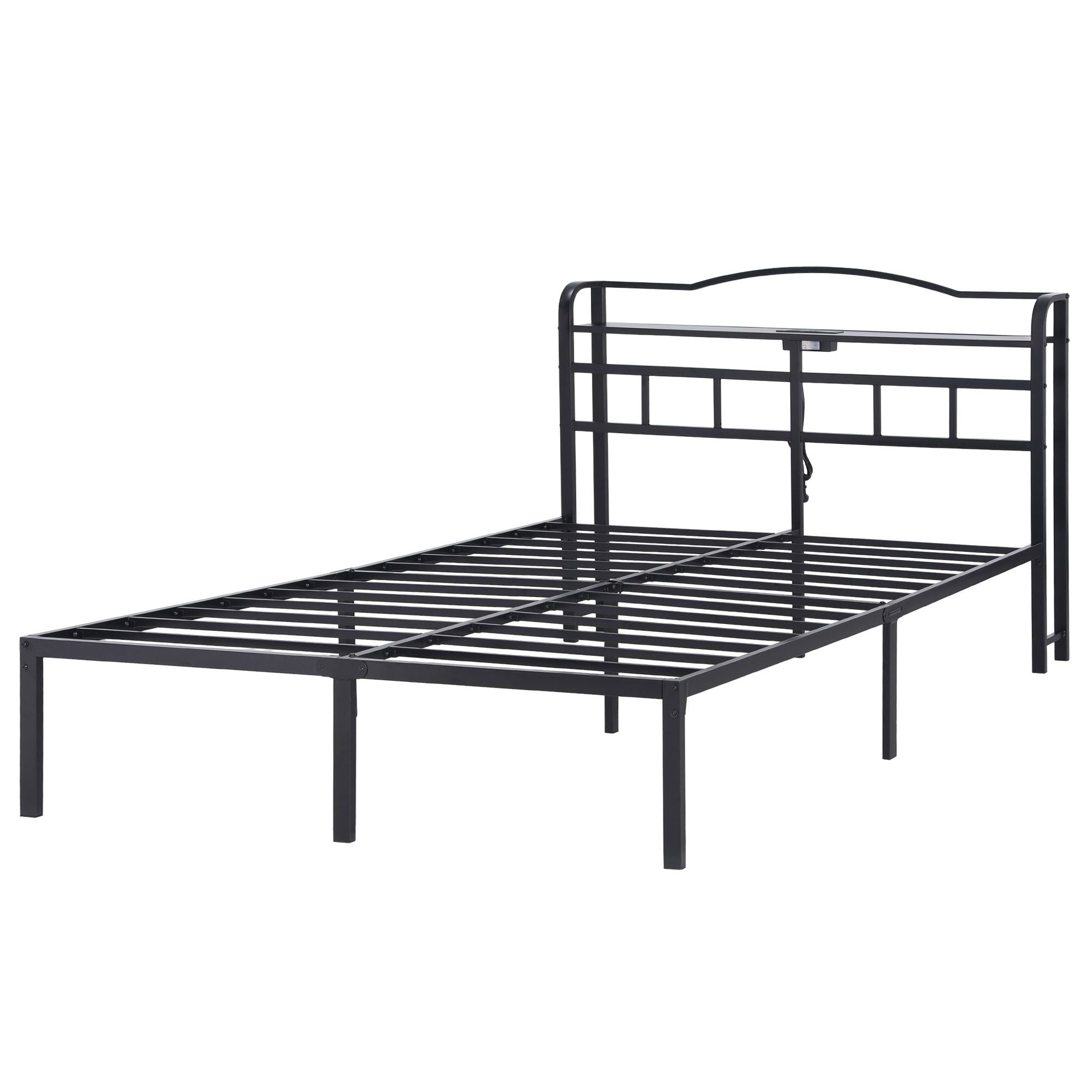 Queen Bed Frame Charging Station USB Ports | Simpledeals