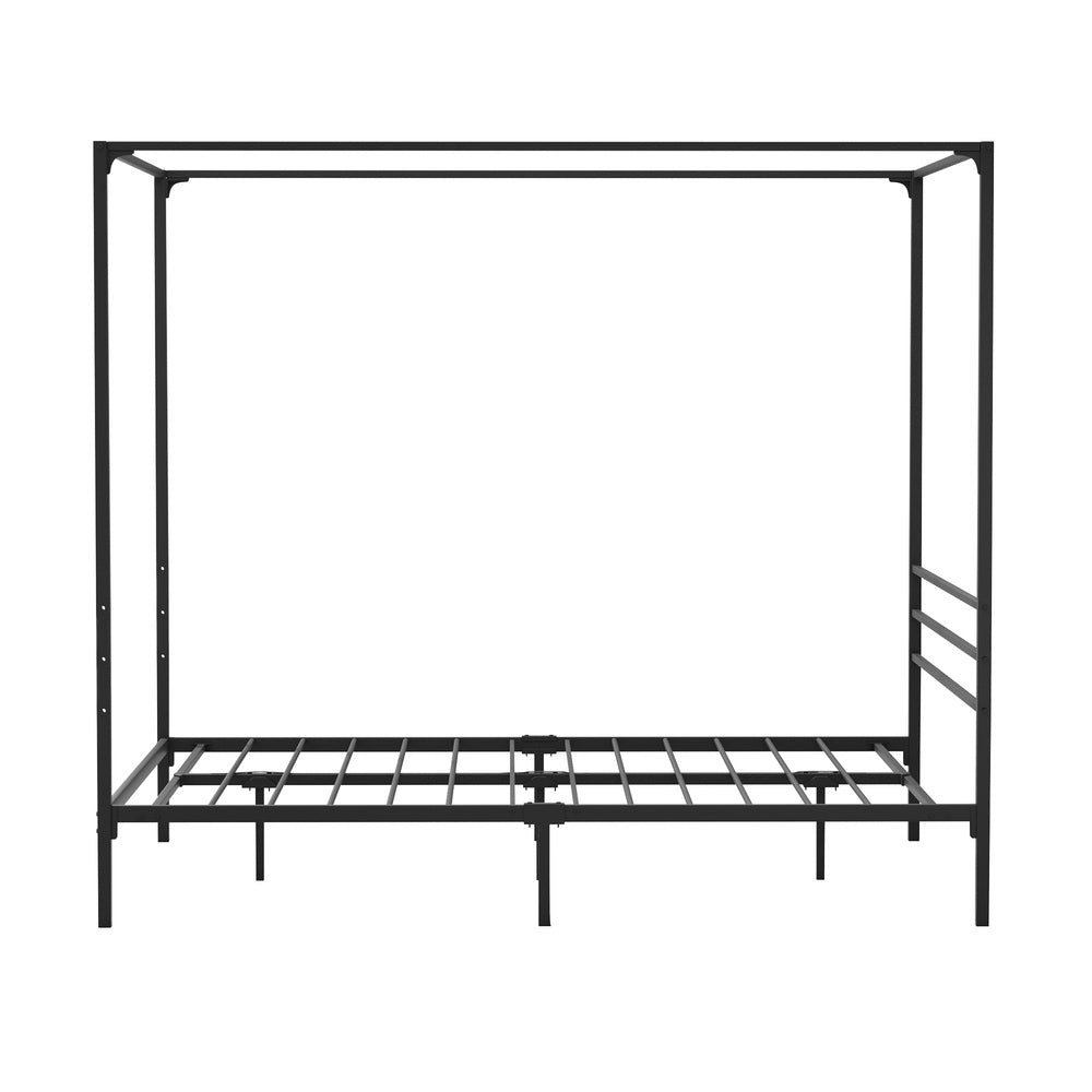 Metal Canopy Bed Frame Platform Queen Size