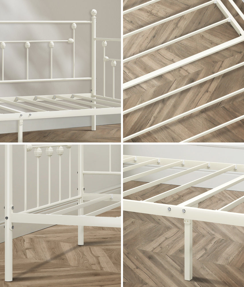 Metal Daybed Single Size Frame 197x97x95cm