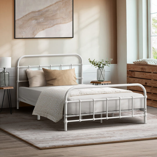 King Single Metal Platform Bed
