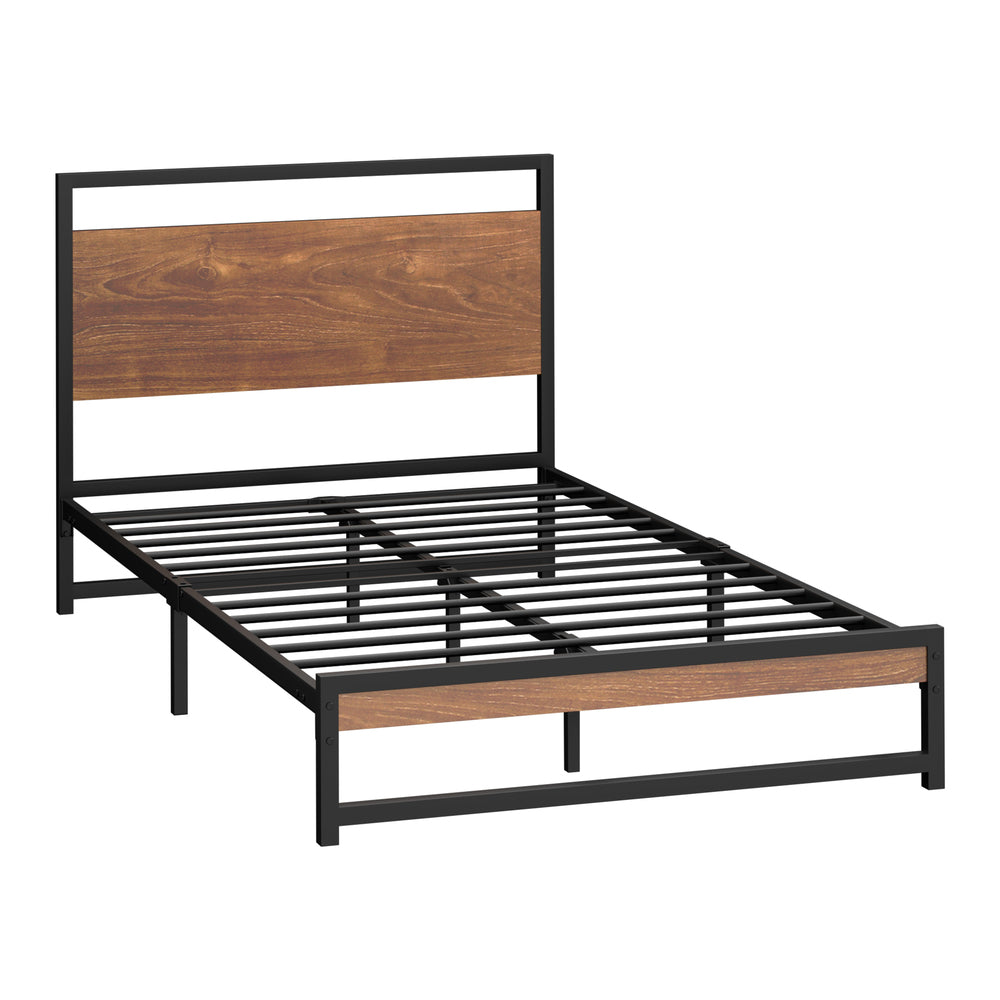 Metal Bed Frame King Single Size Beds Base Platform Wood