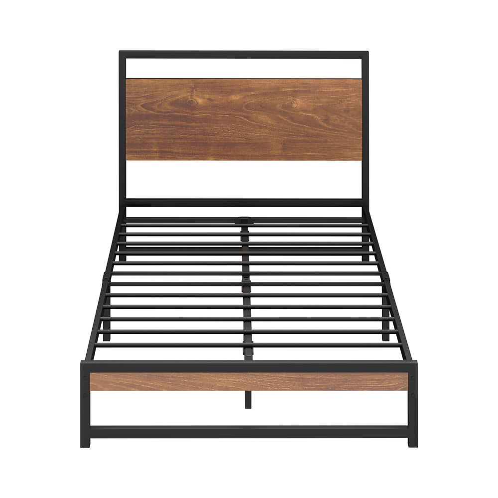 Metal Bed Frame King Single Size Beds Base Platform Wood