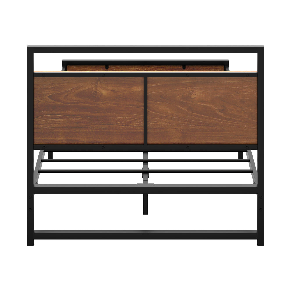 Metal Bed Frame King Single Size Beds Base Platform Wood