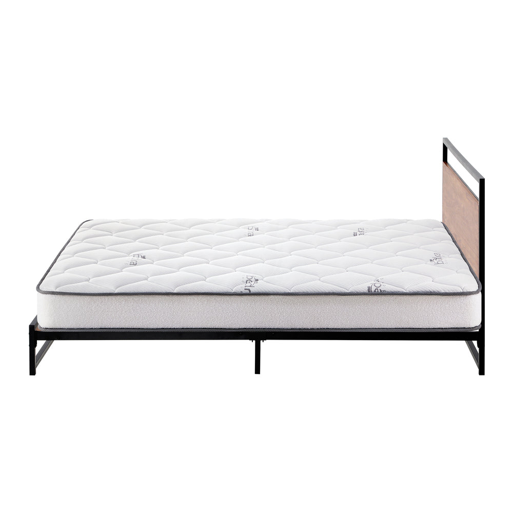 Metal Bed Frame Double/King/ King Single/ Queen Size Beds Platform with Mattress