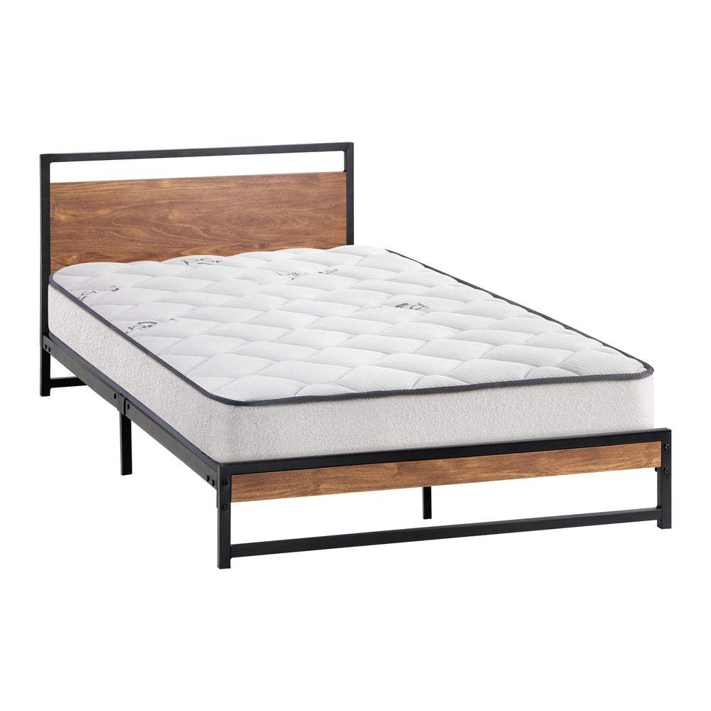 Metal Bed Frame Double/King/ King Single/ Queen Size Beds Platform with Mattress