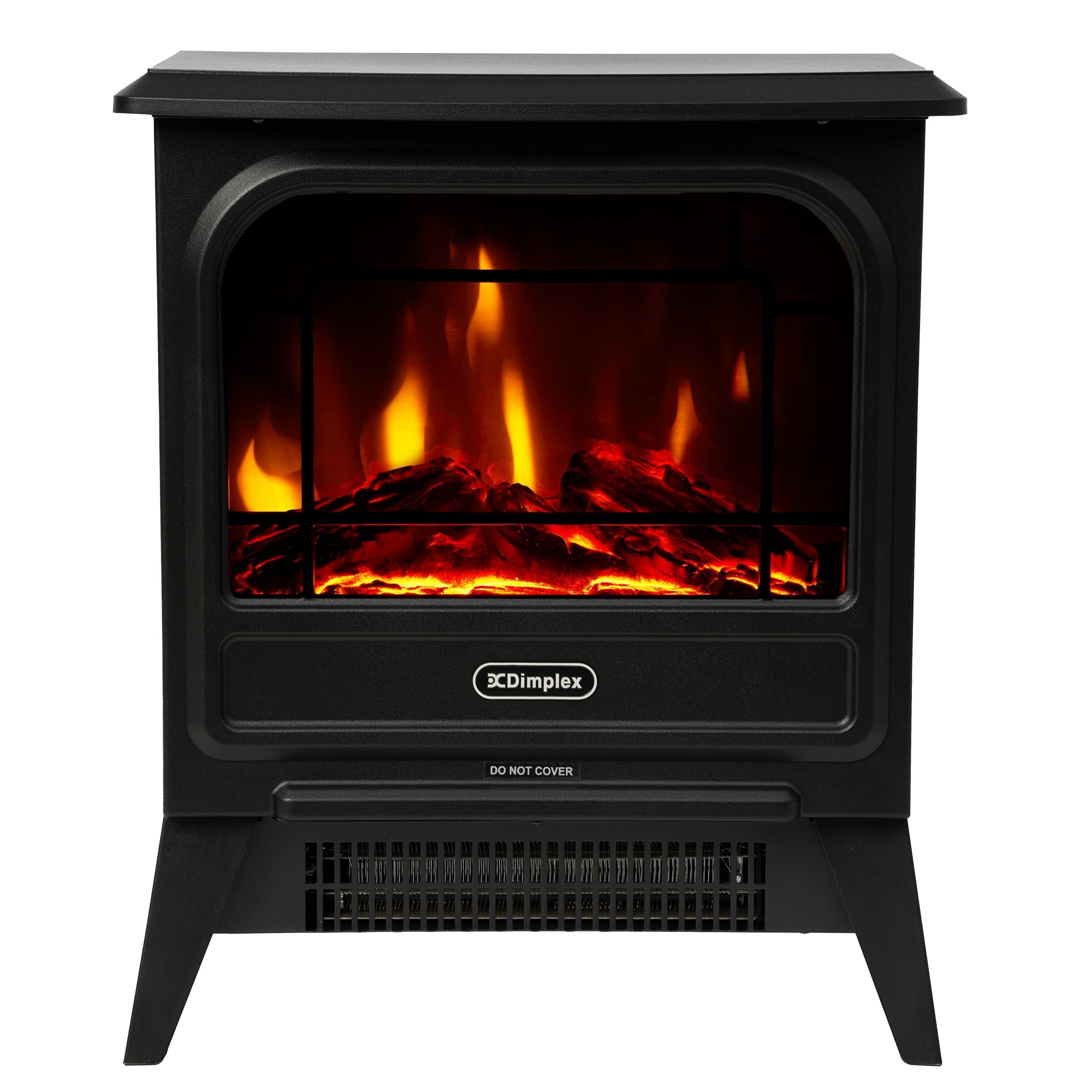 Portable Electric Fire Stove Black