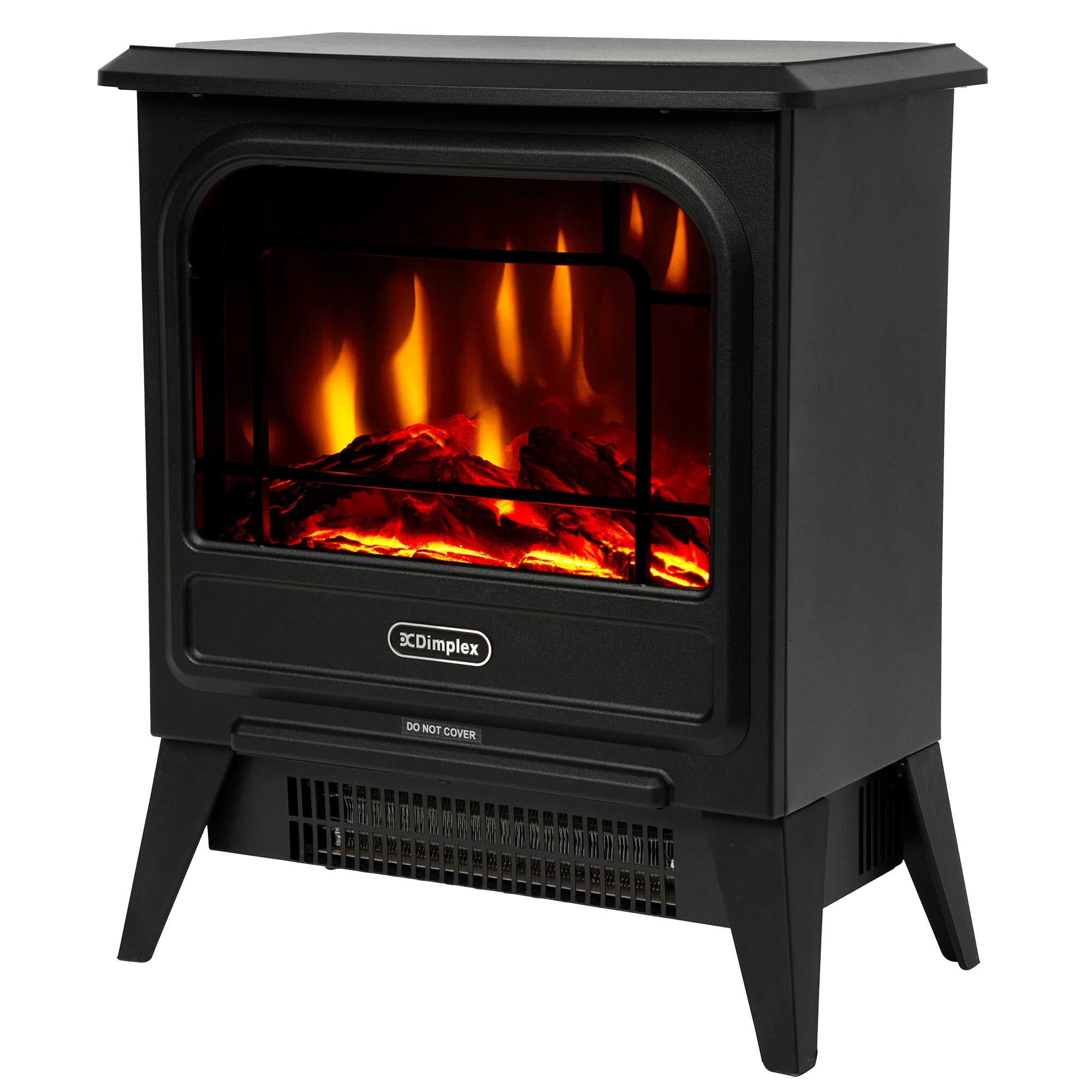 Portable Electric Fire Stove Black