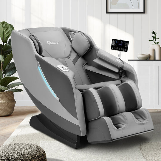 Electric Massage Chair Recliner Heated Massager and Footrest