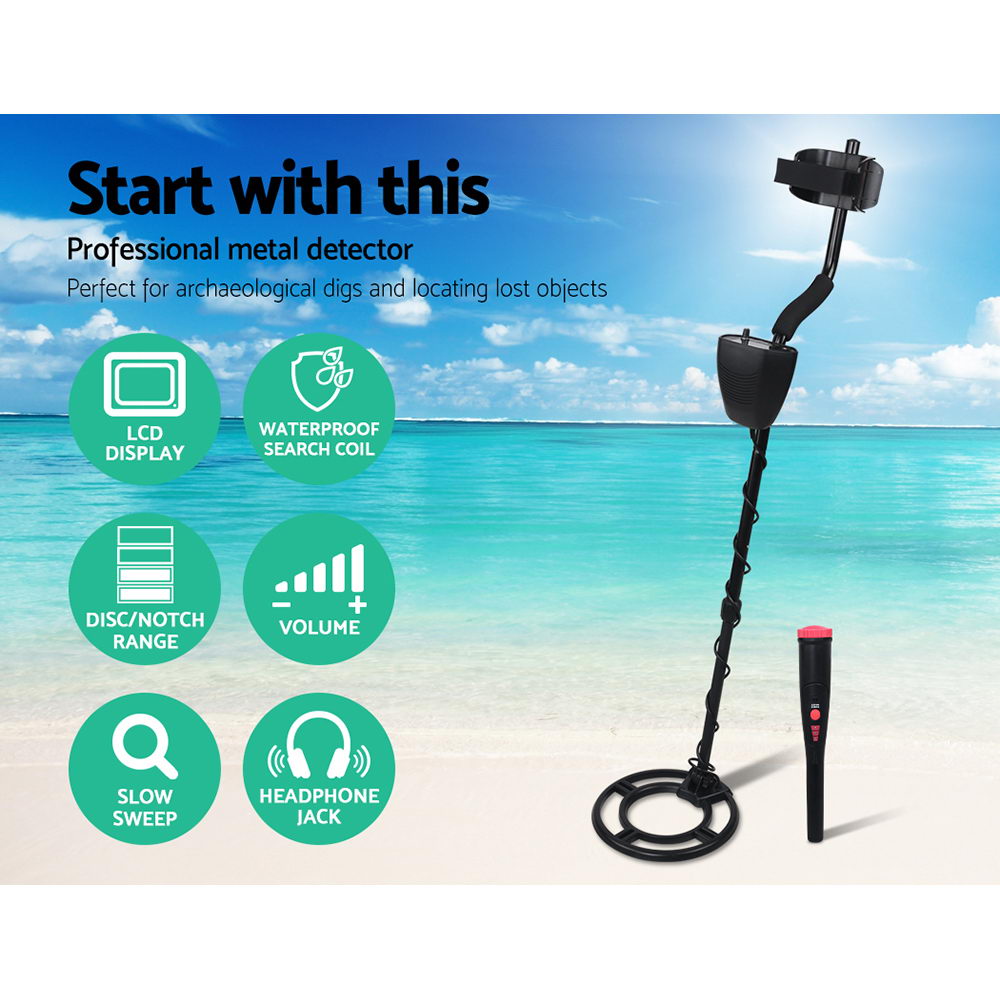 220Mm Deep Waterproof Pinpointer Metal Detector