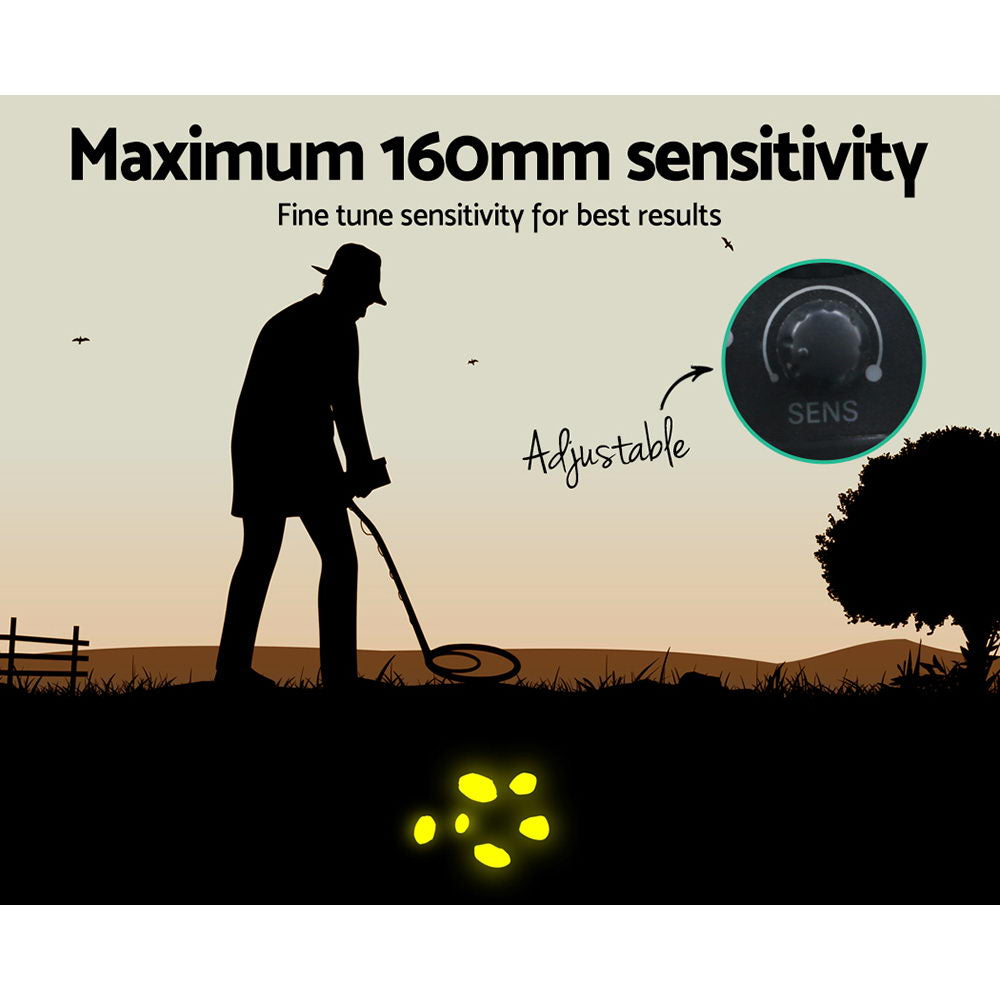 160mm Deep Waterproof Pinpointer Metal Detector Handheld Treasure Finder