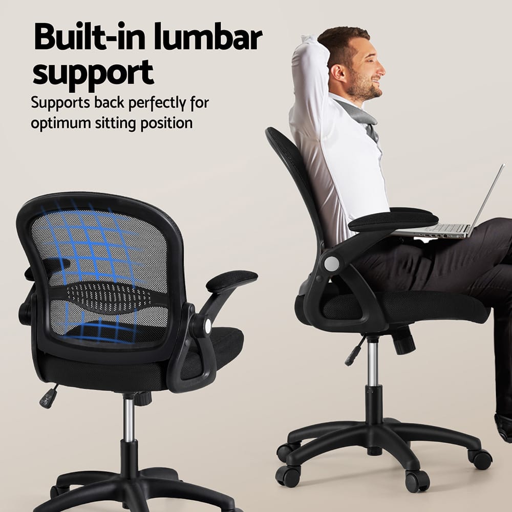 Computer Desk Set With Keyboard Shelf 60x48x75cm