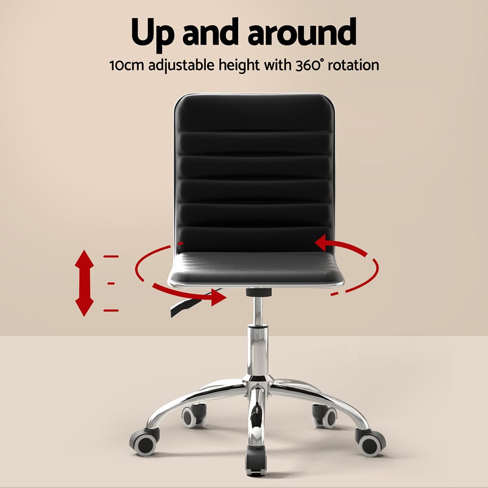 Computer Desk Office Set Black 60x48x75cm