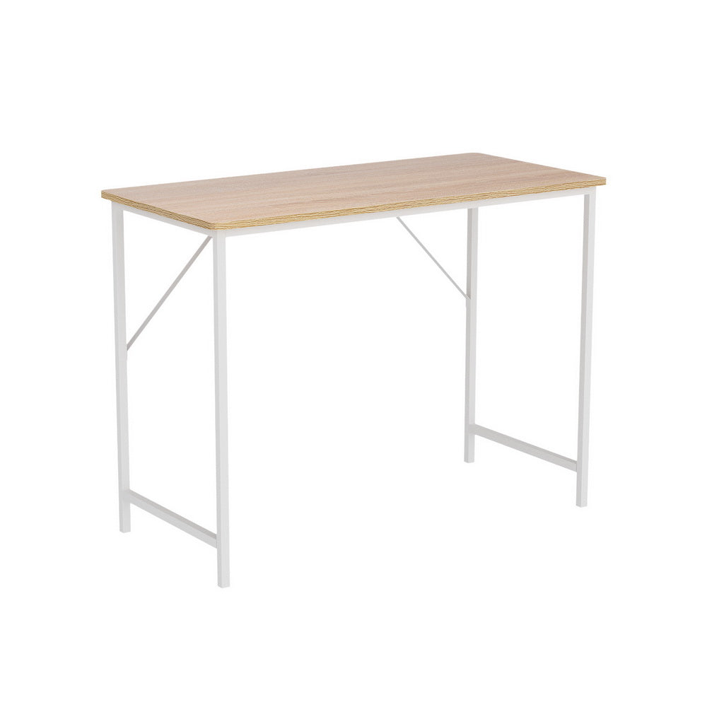 100cm Oak Computer Desk Workstation Home Office Study Table