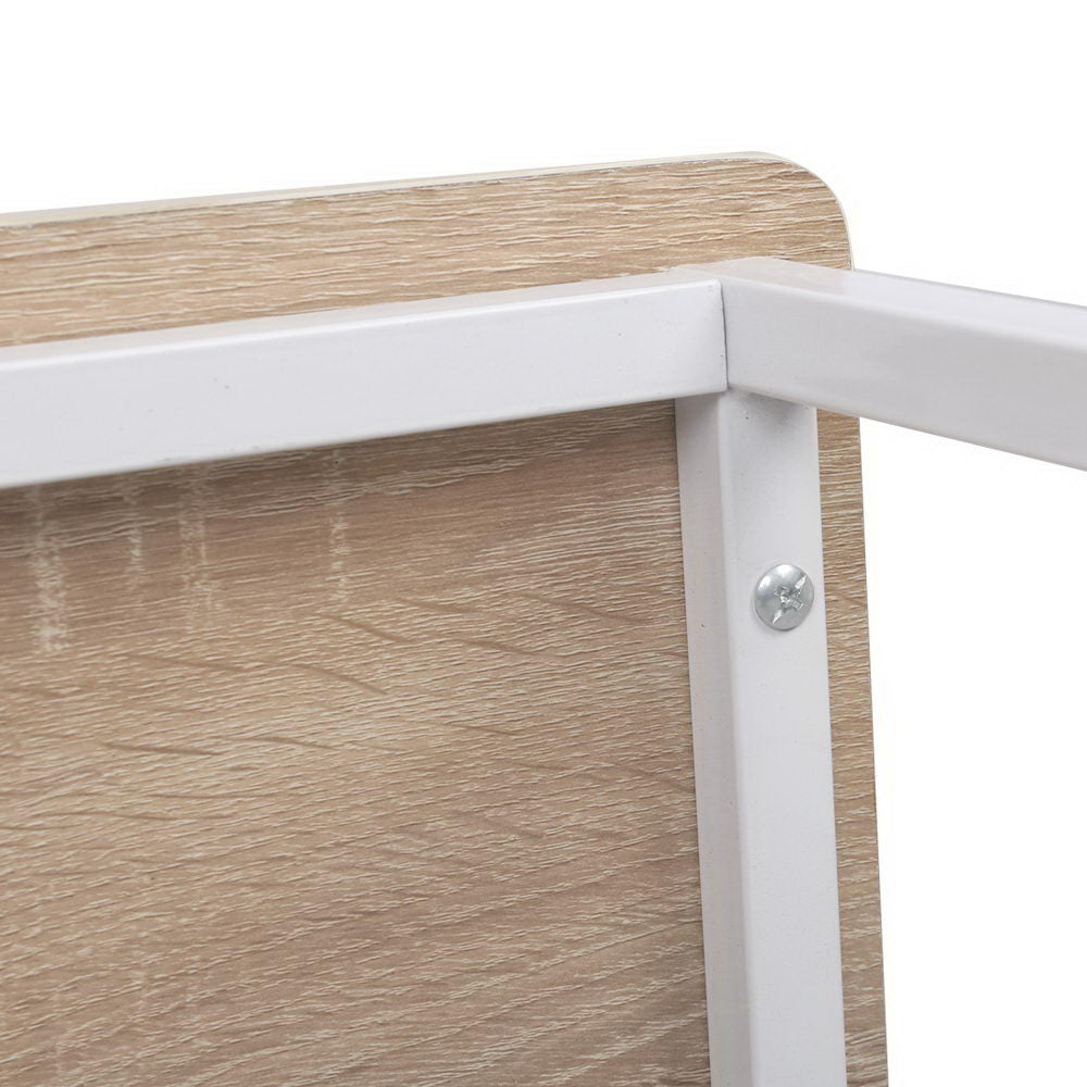 100cm Oak Computer Desk Workstation Home Office Study Table