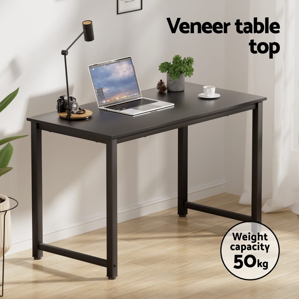 Computer Desk Office Chair Set Black 120x60x75cm