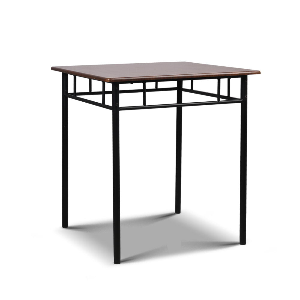 Dining Table And Chairs Set Fo 3 Walnut