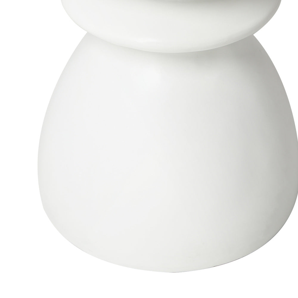 Side Table Round Coffee Stool Stone Stand Modern Decor Furniture