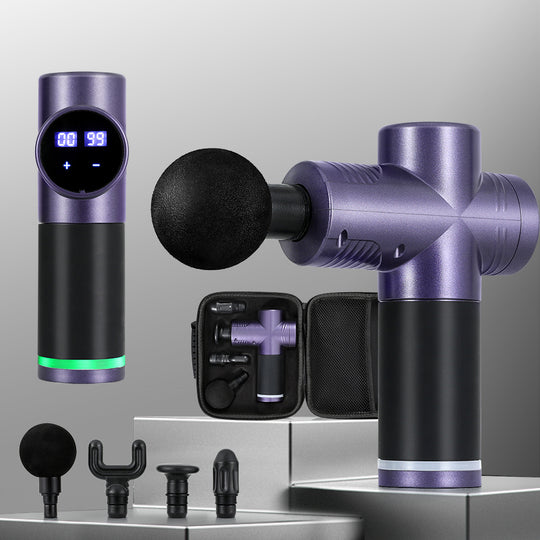 30-Speed Blue/Green/Purple Massage Gun for Muscle Massager