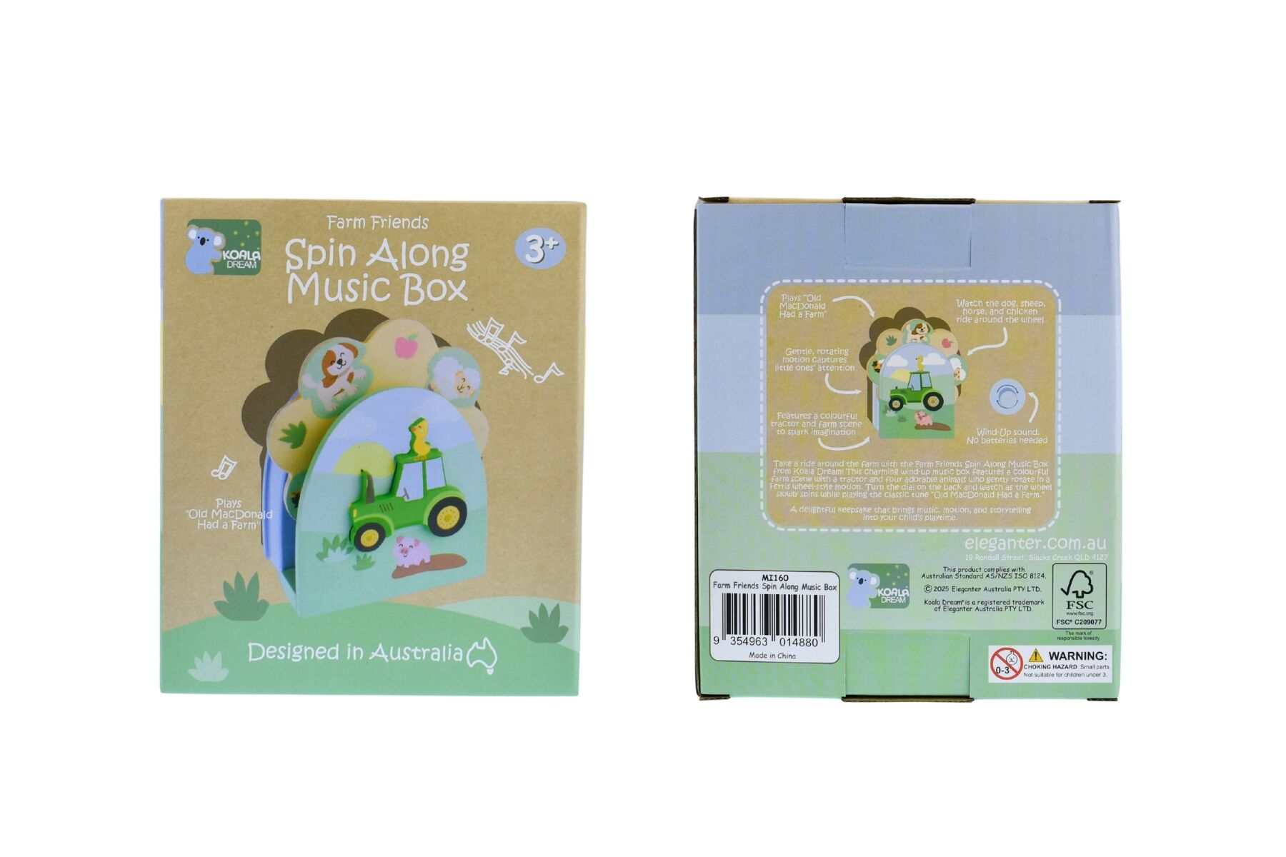 Musical Farm Toy Box