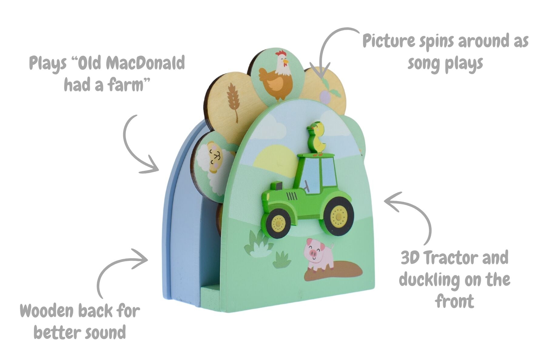 Musical Farm Toy Box