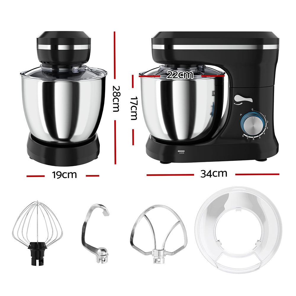 Audio Speakers - 3In1 Stand Mixer 8 Speed 5L Mix M400W Black