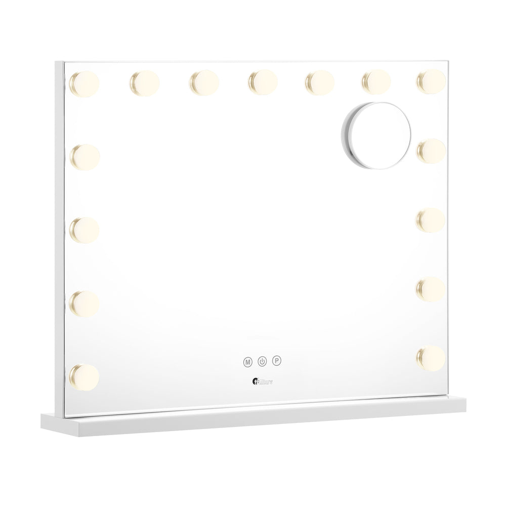 Hollywood Makeup Mirrors Magnifying LED Light Standing Wall Mounted 58x46cm