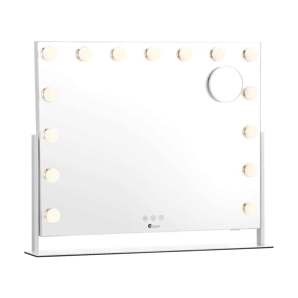 Hollywood Makeup Mirrors LED Lights Bluetooth Rotation Vanity 58x46cm