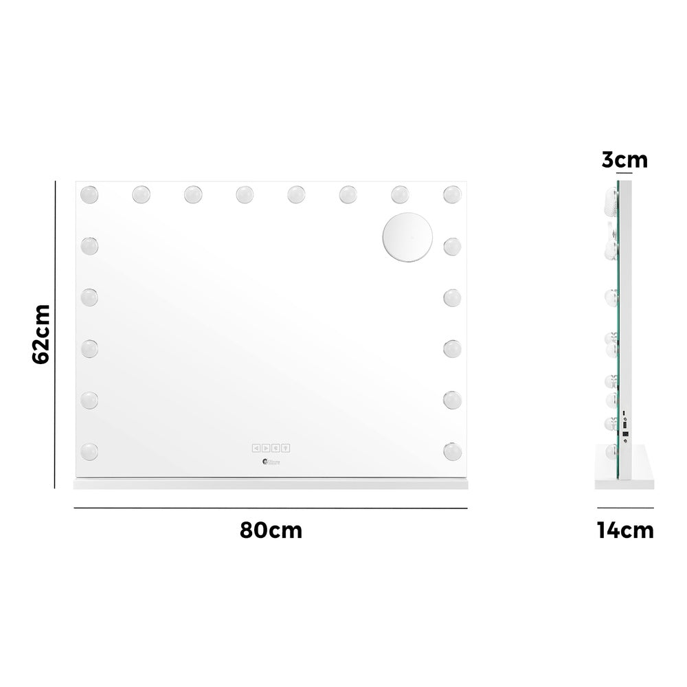 Bluetooth Hollywood Makeup Mirrors with LED Light Vanity Mirror